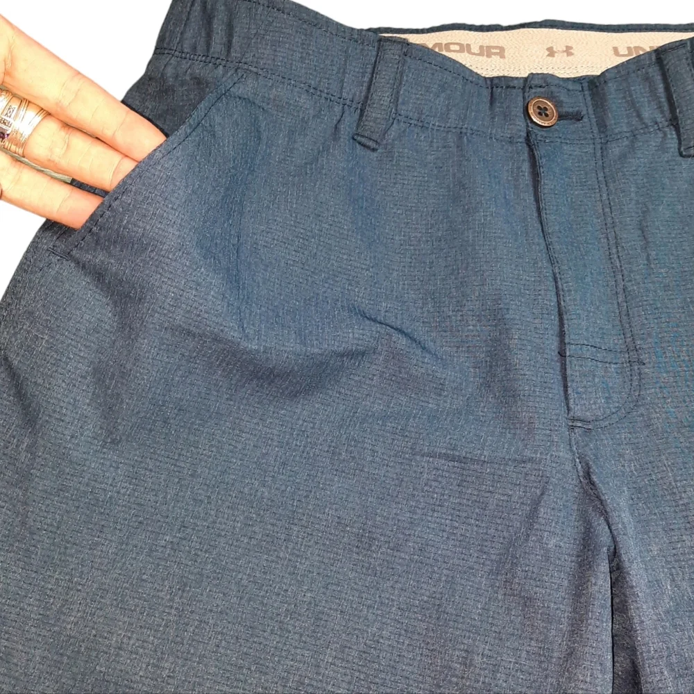 Under Armour Match Play Golf Shorts Blue SZ 32
